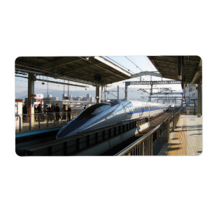 500 Series Shinkansen 新幹線 Bullet Train Label