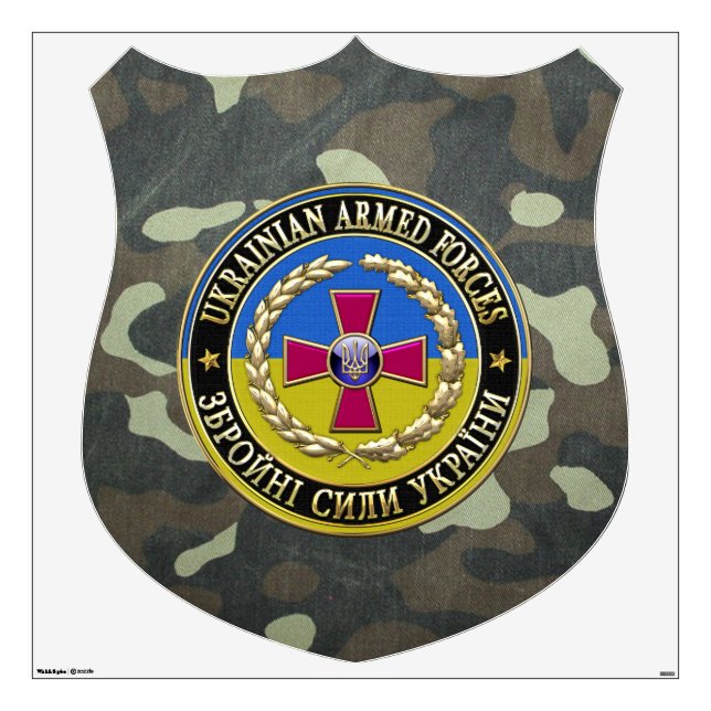 [500] Ukrainian Armed Forces [Special Edition] Wall Sticker (Front)