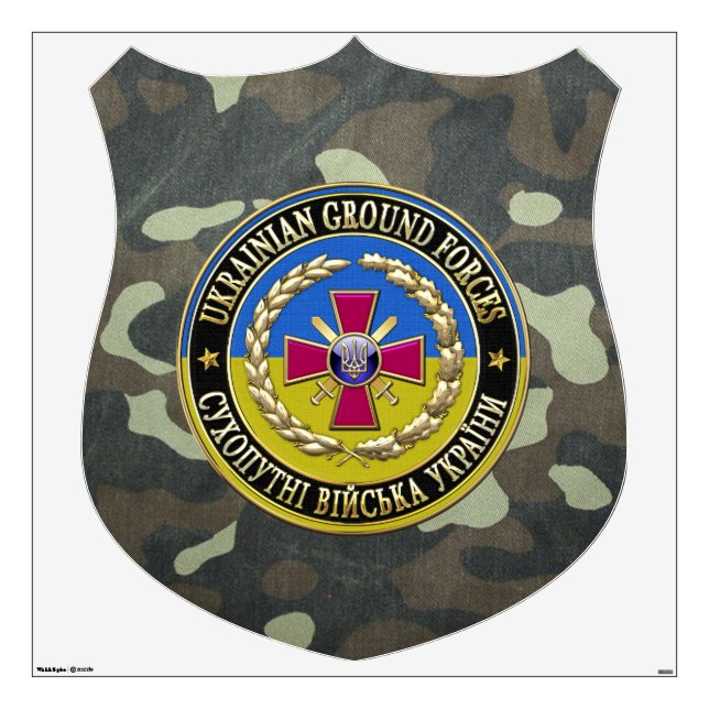 [500] Ukrainian Ground Forces [Special Edition] Wall Decal (Front)