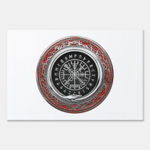 [500] Vegvisir - Viking Silver Magic Runic Compass Sign
