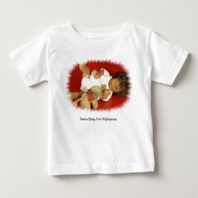 501_4 Sasha Baby Girl Nightdress T-Shirt (Front)