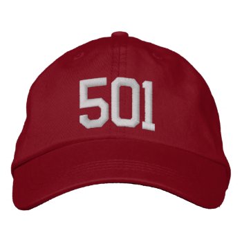 501 Arkansas  Area Code Embroidered Baseball Cap by a1rnmu74 at Zazzle