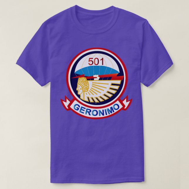 501 Parachute Infantry Regiment wo Txt T-Shirt (Design Front)