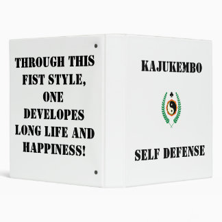501px-Kajukenbo-crest_svg, Kajukembo , Self Def... 3 Ring Binder