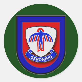 501st Infantry Regiment (Airborne) Flash Classic Round Sticker