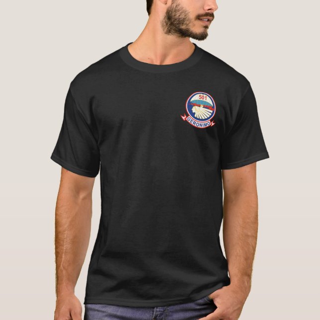 501st Parachute Infantry Regiment (PIR) Insignia T-Shirt (Front)