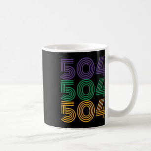 504 Mardi Gras 2025 Funny Carnival Costume Outfit  Coffee Mug