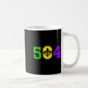 504 Mardi Gras New Orleans Louisiana Carnival Men Coffee Mug