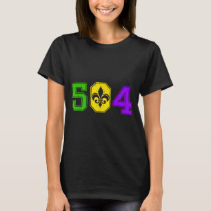 504 Mardi Gras New Orleans Louisiana Carnival Men  T-Shirt