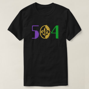 504 Mardi Gras New Orleans Louisiana La state T-Shirt