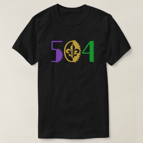 504 Mardi Gras New Orleans Louisiana La state T_Shirt
