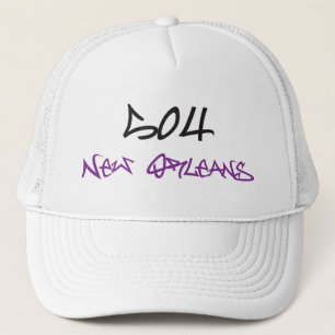 504 NEW ORLEANS GRAFFITI TRUCKER HAT