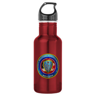 504th MI  Military Intelligence Brigade  Stainless Steel Water Bottle
