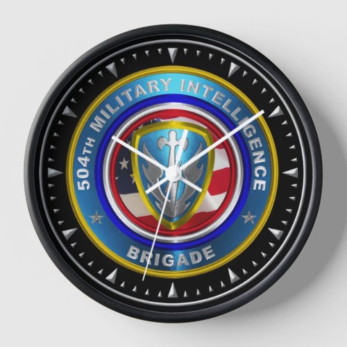 504th Military Intelligence Brigade Clock