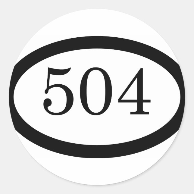 504th Parachute Infantry Classic Round Sticker (Front)