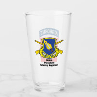 504th PIR 82nd Airborne Division Beer Glass