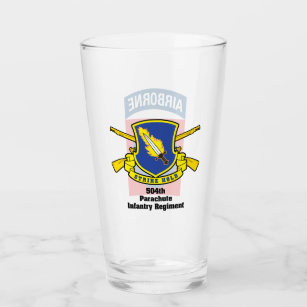 504th PIR 82nd Airborne Division Beer Glass