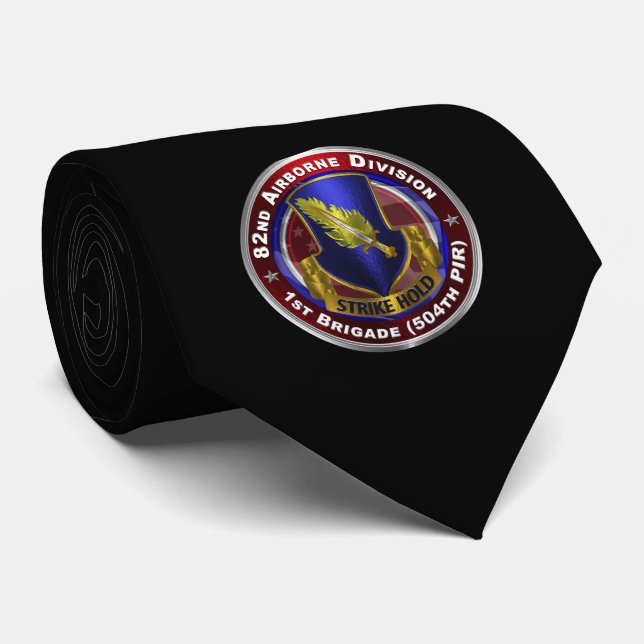  504th PIR  82nd Airborne Division Neck Tie (Rolled)