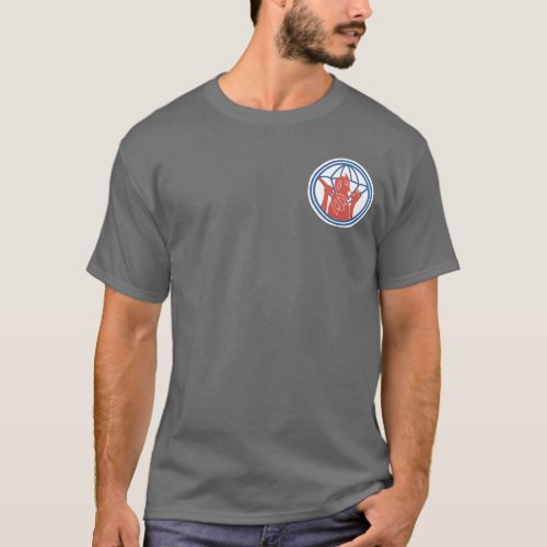 504th PIR Pocket Patch  Airborne Wings T_shirts