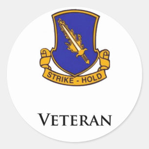504th PIR- Veteran Classic Round Sticker