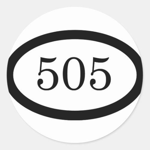 505 Parachute Infantry Classic Round Sticker