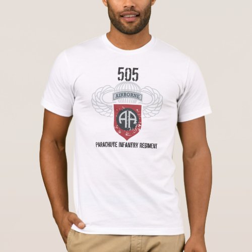 505 Parachute Infantry Regiment 82nd Airborne T_Shirt
