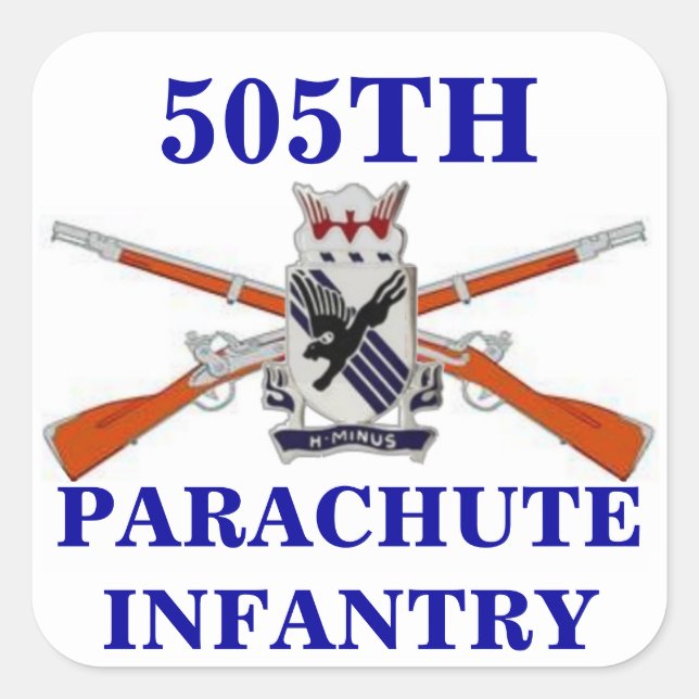 505TH PARACHUTE INFANTRY STICKERS (Front)