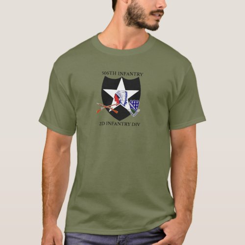 506TH INFANTRY 2ND INFANTRY DIVISION T_SHIRT