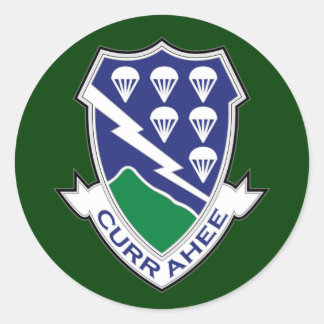 506th Infantry Regiment (Airborne) DUI Classic Round Sticker