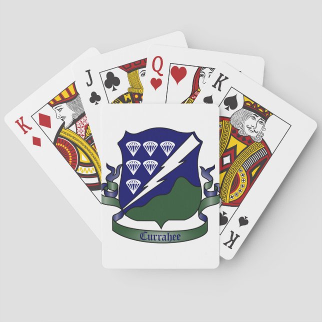 506th Parachute Infantry Regiment, 1st Battalion Poker Cards (Back)