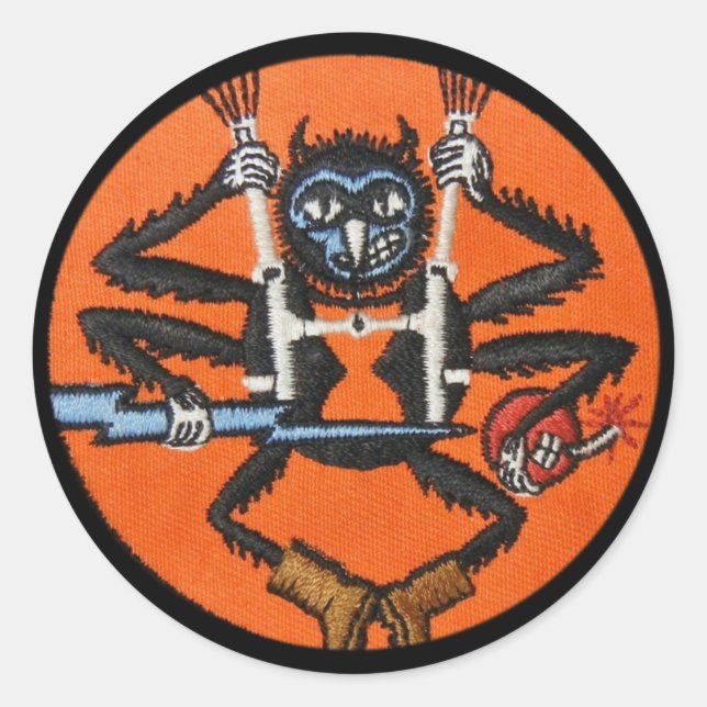 507th RIP Classic Round Sticker (Front)