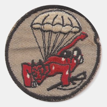 508th Pir Fury From The Sky Classic Round Sticker by jaymschulz at Zazzle