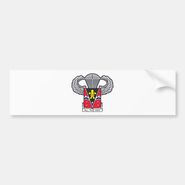 509th Airborne with Airborne Wings 2 Bumper Sticker (Front)