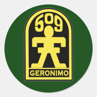 509th Infantry Regiment (Airborne) SSI Classic Round Sticker