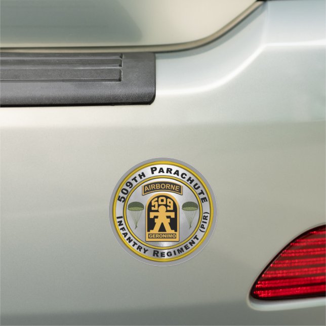 509th Parachute Infantry Regiment  Car Magnet (In Situ)