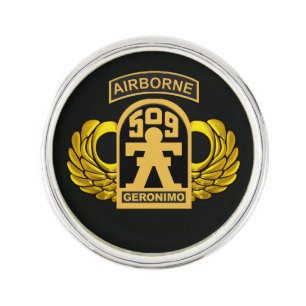 509th Parachute Infantry Regiment GERONIMO Lapel Pin
