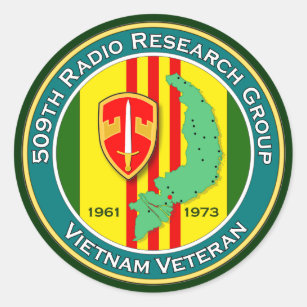 509th RRG - ASA Vietnam Classic Round Sticker