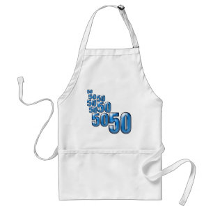 50 50 50 ADULT APRON