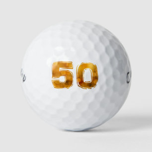 50. 50 birthday golf balls