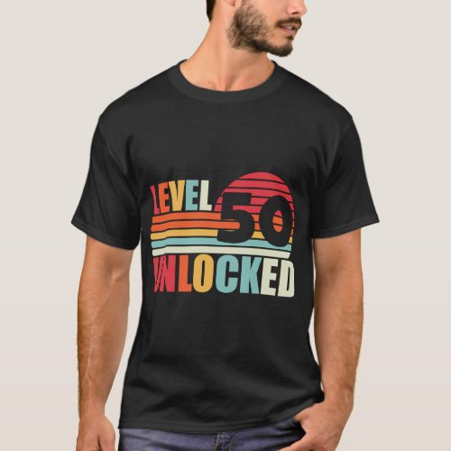 50 50Th 50Th Level Unlocked T_Shirt