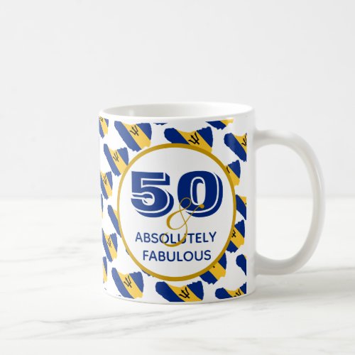 50  Absolutely Fabulous BARBADOS Celebration Coffee Mug