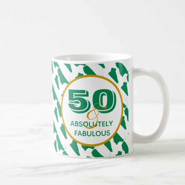 50 & Absolutely Fabulous NIGERIA Celebration Coffee Mug (Right)