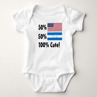 50% American 50% Honduran 100% Cute Baby Bodysuit