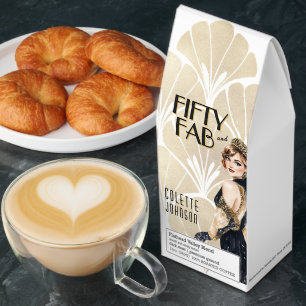 50 and Fabulous 1920s Birthday  Roasted Coffee