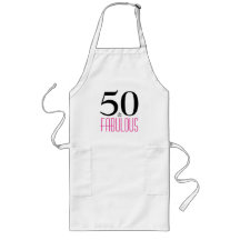 50 and Fabulous 50th Birthday Gift Apron
