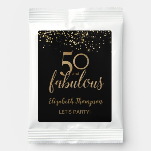 50 and fabulous 50th birthday PARTY Custom Margarita Drink Mix