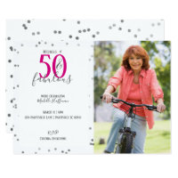 50 and Fabulous 50th Birthday Party Invitations