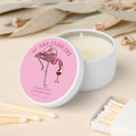 50 and Fabulous 50th Birthday Swag Custom Mini Candle Favors<br><div class="desc">Cute personalized 50th birthday party flamingo Mini Candle Favors. Add your name and message by clicking on the "Personalize" button to create a unique party swag for your celebration. Makes a perfect keepsake for guests to remember this special milestone.</div>