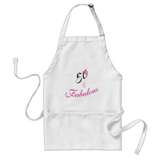50 and Fabulous Adult Apron