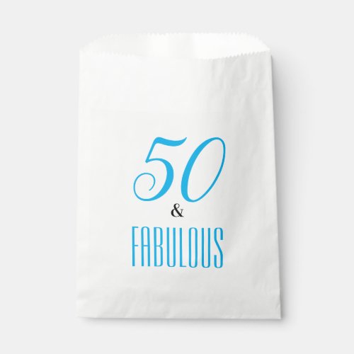 50 And Fabulous Birthday customize Party Favor Bag